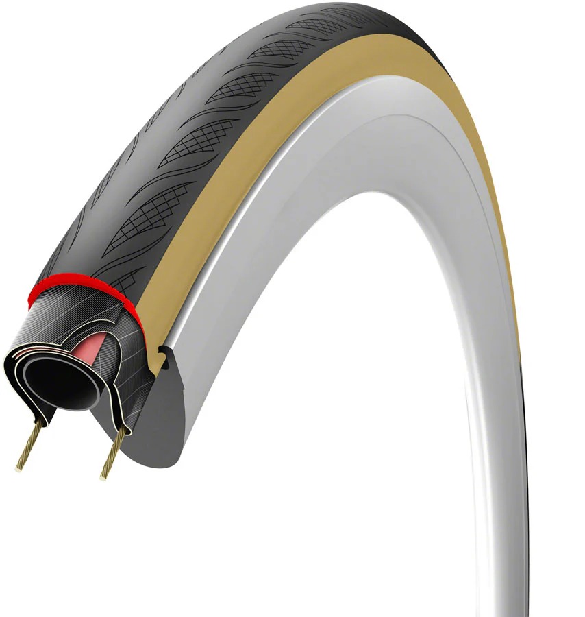 Vittoria Rubino V Tire - 700 x 32 Clincher Folding BLK/Tan 1C Graphene + Silica G2.0 - Image 3