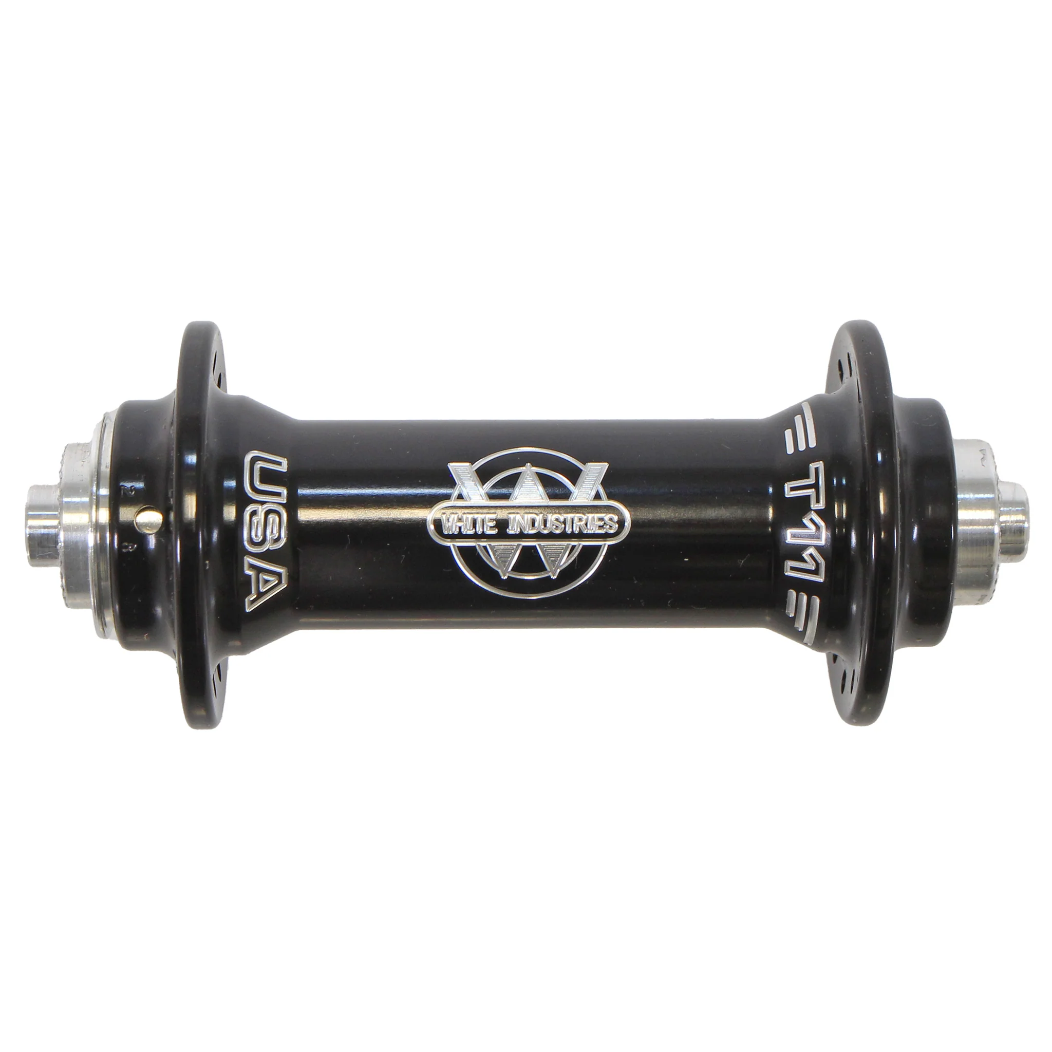 White Industries Front T11 Road Hub 9x100mm QR 24h Black