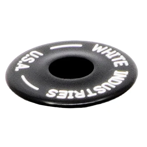 White Industries Headset Top Cap 6061-T6 Aluminum Black