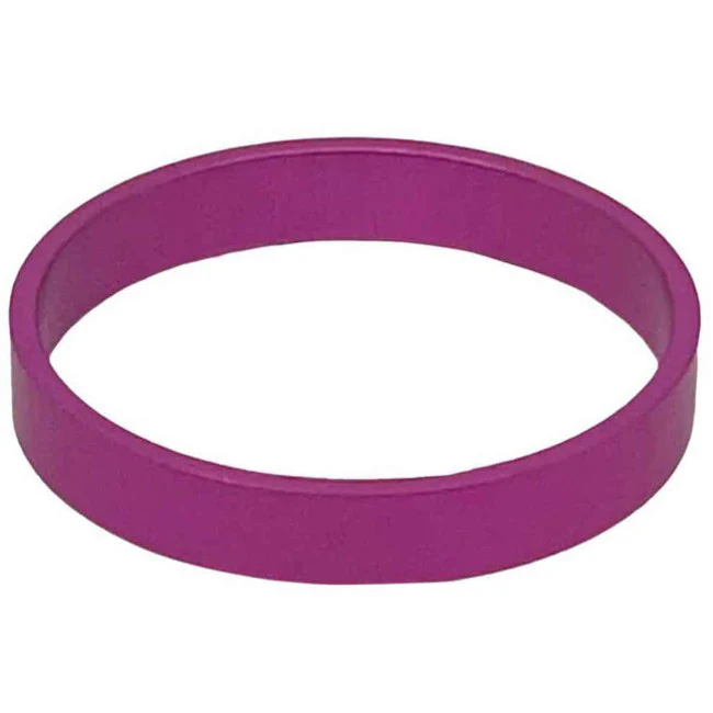 White Industries Straight Headset Spacer 5mm 1-1/8" Pink Each