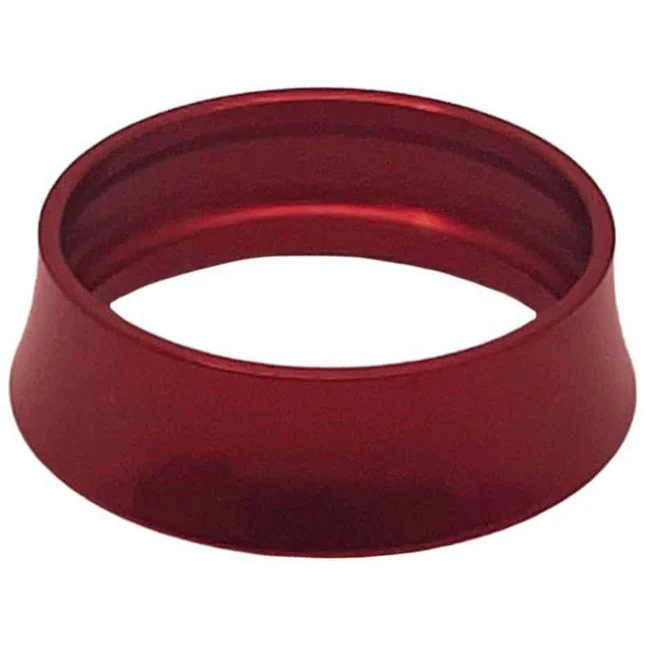 White Industries Tapered Headset Spacer 10mm 1-1/8" Red Each