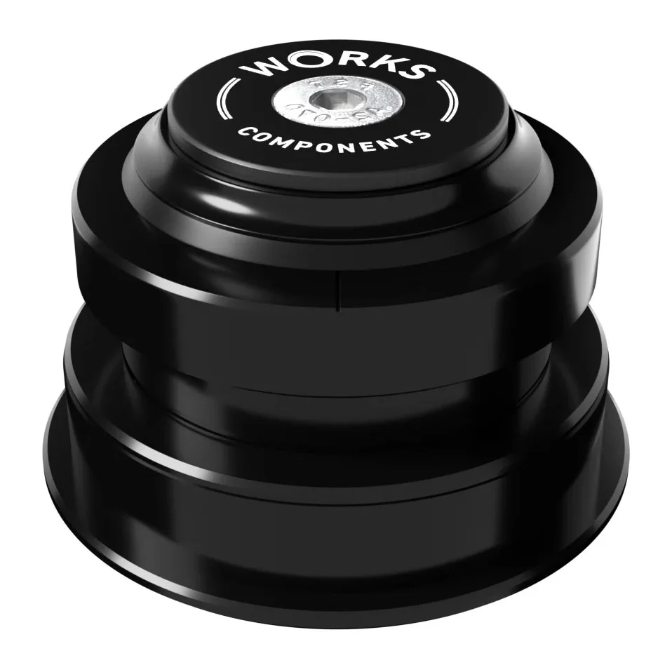 Works Components Angle Headset 1Deg EC44/28.6|ZS56/40 120-129HT Blk